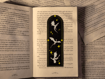Fourth Wing Dragon Bookmark, for Empyrean readers + romantasy dragon-rider fans