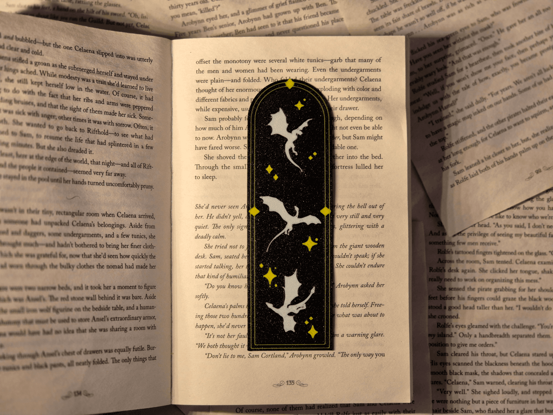 Fourth Wing Dragon Bookmark