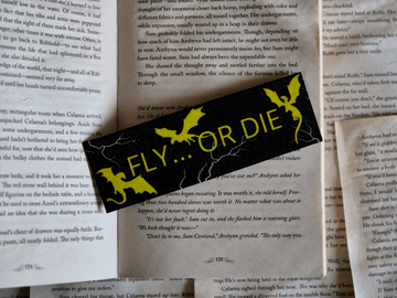 Fourth Wing Dragon Bookmark, for Empyrean readers + Basgiath dragon-rider fans
