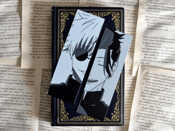 Jujutsu Kaisen Bookmark Anime Manga, Gojo + Geto, two-bookmark set, AMS multicolor