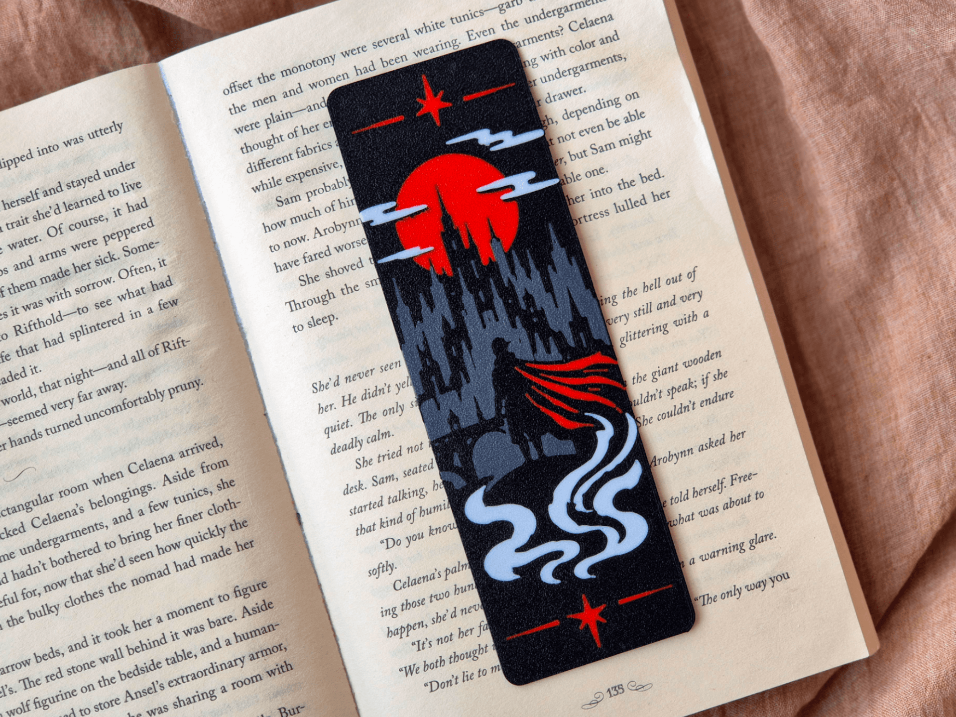 Mistborn Bookmark Fantasy — 3D printed model photographed in studio