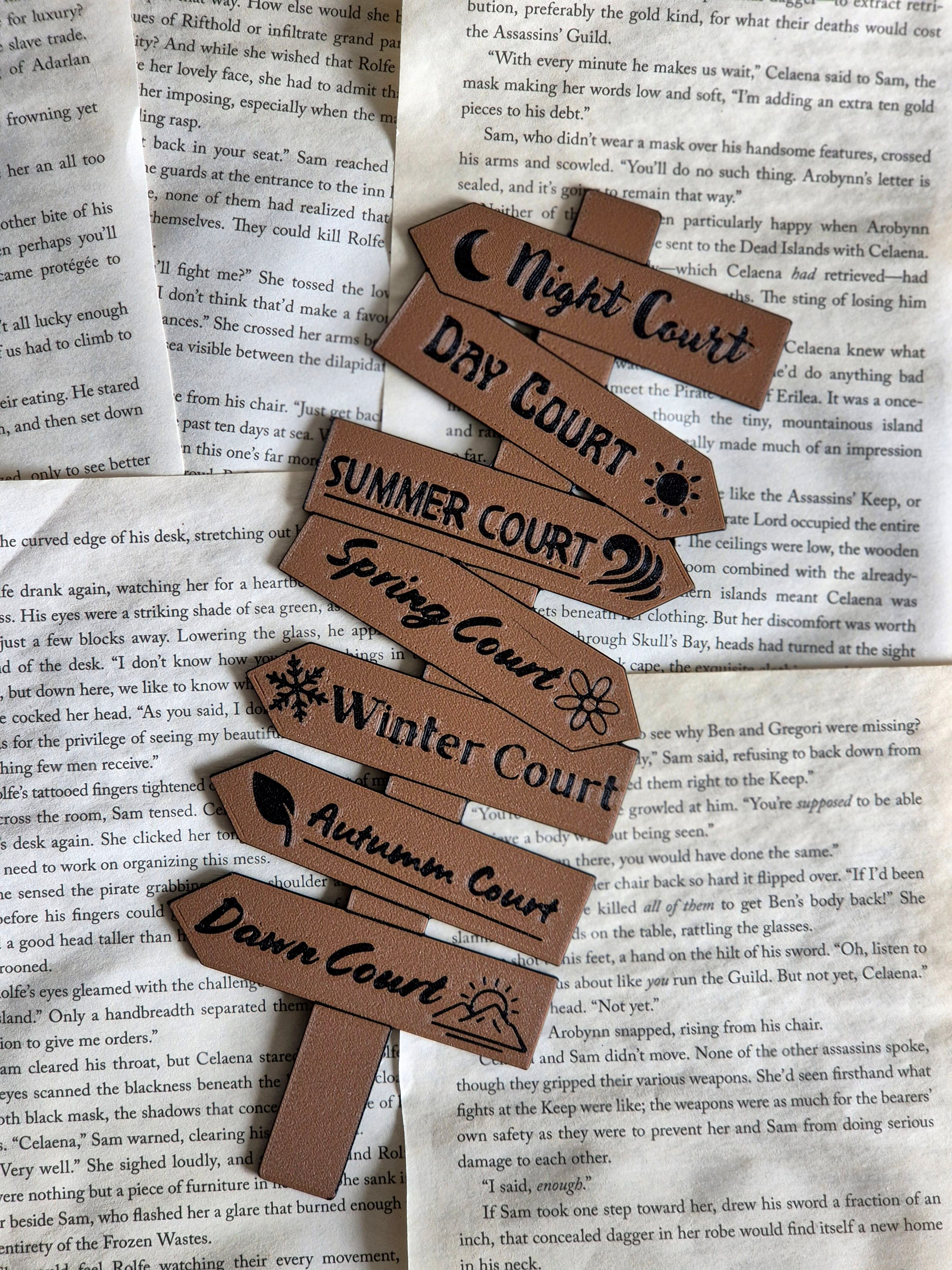 ACOTAR Bookshelf Sign Decor, image 2