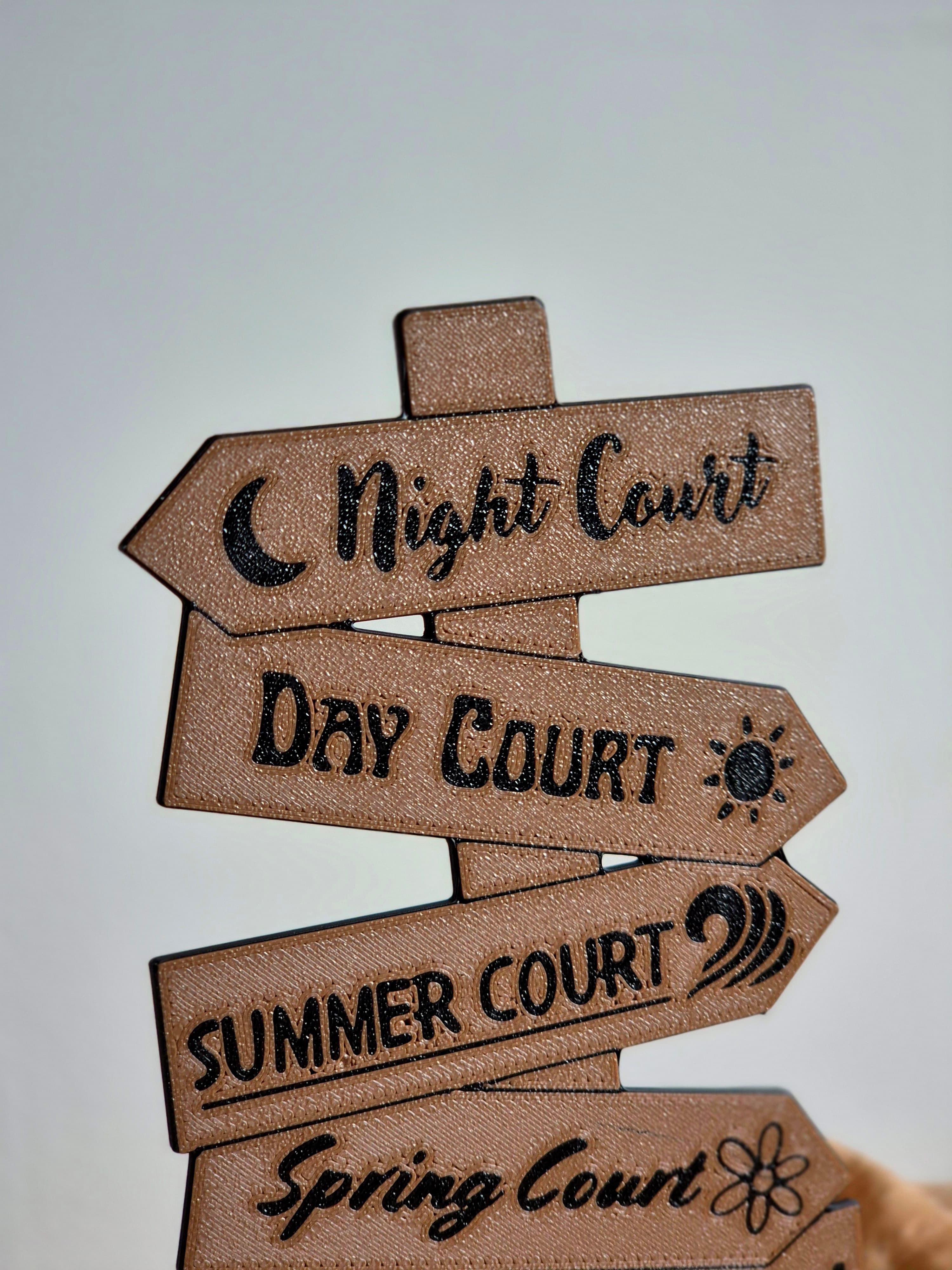 ACOTAR Bookshelf Sign Decor, image 3