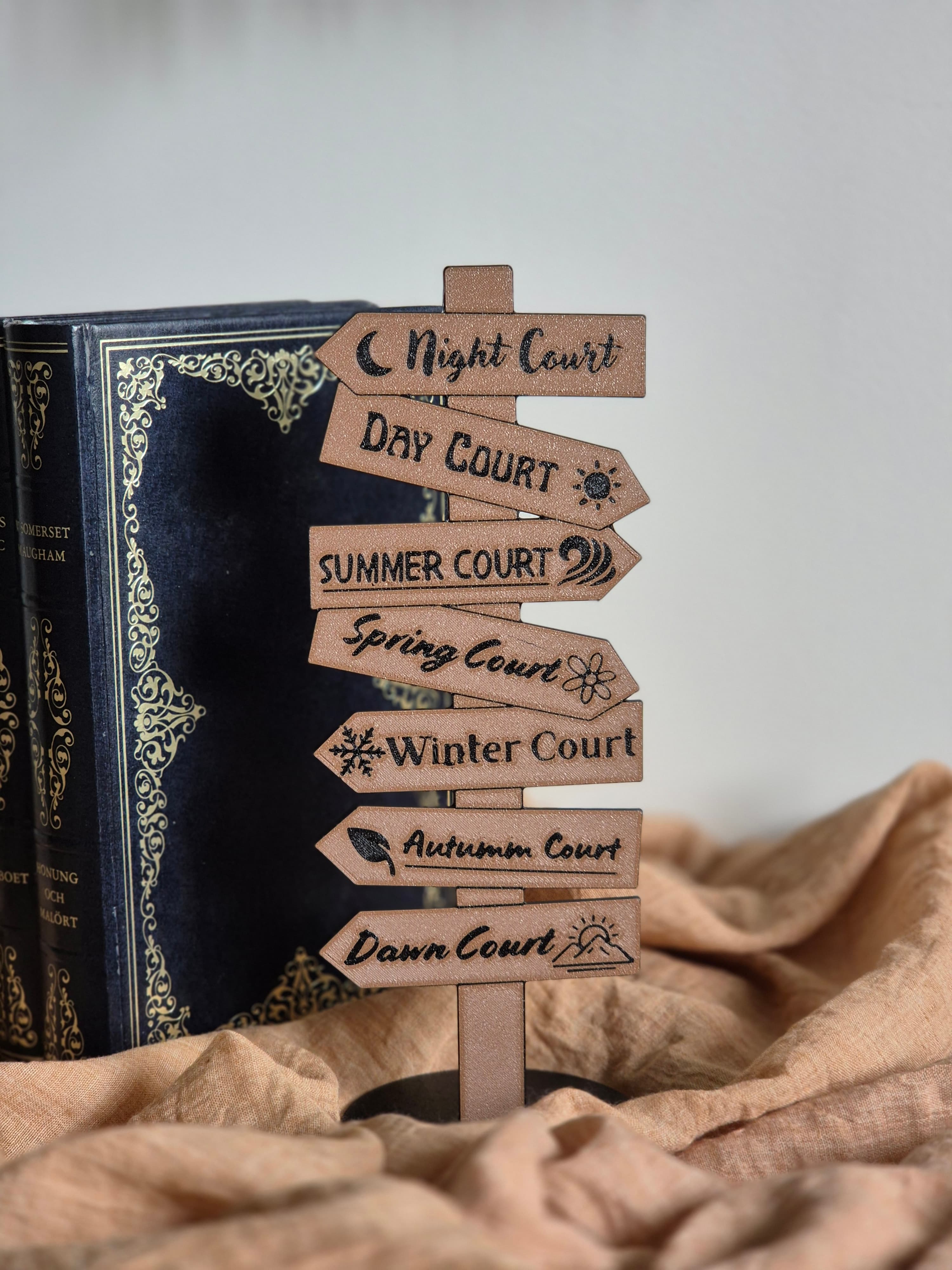 ACOTAR Bookshelf Sign Decor, image 4