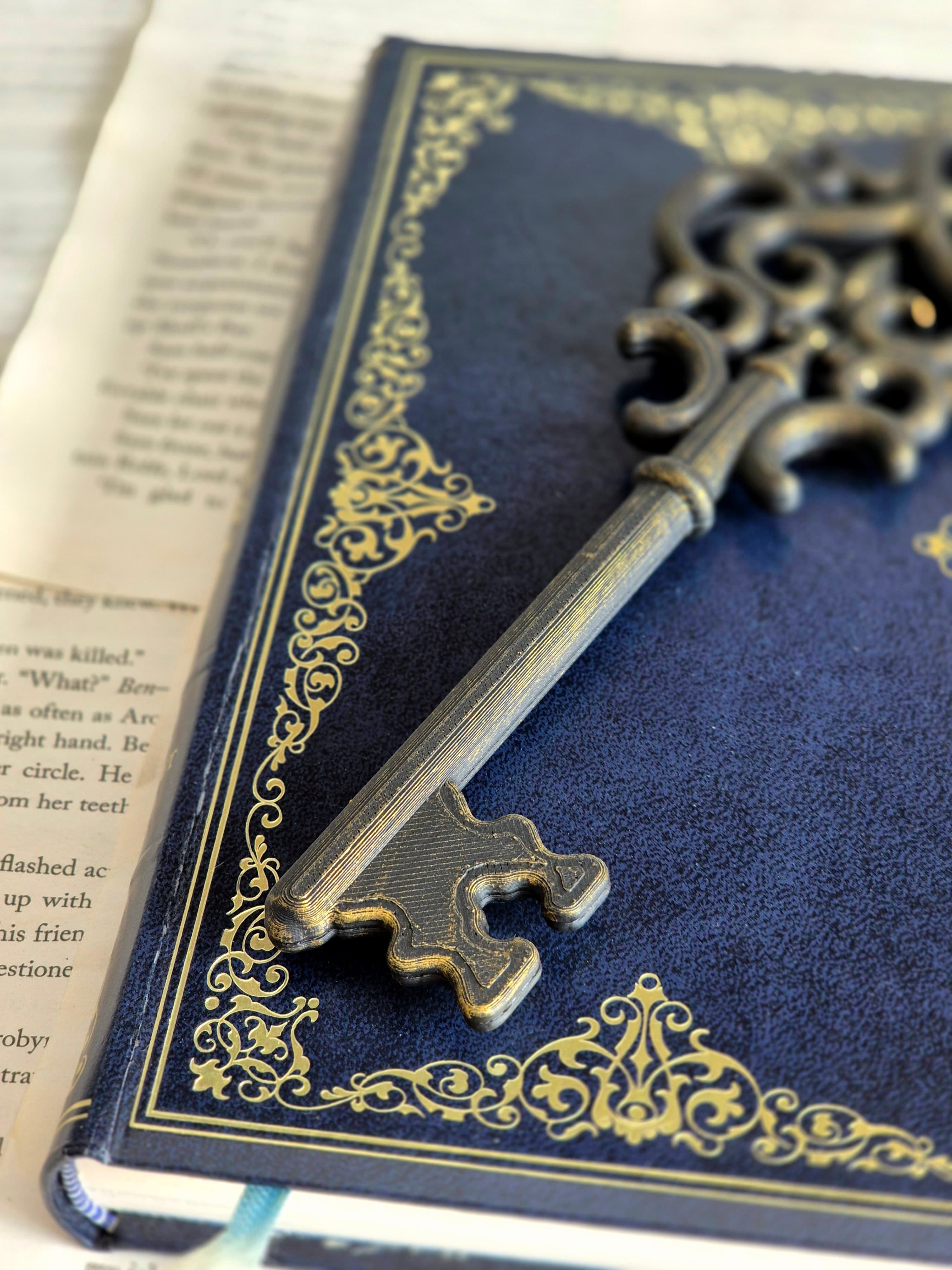 Ancient Key Bookshelf Decor, gallery image 4