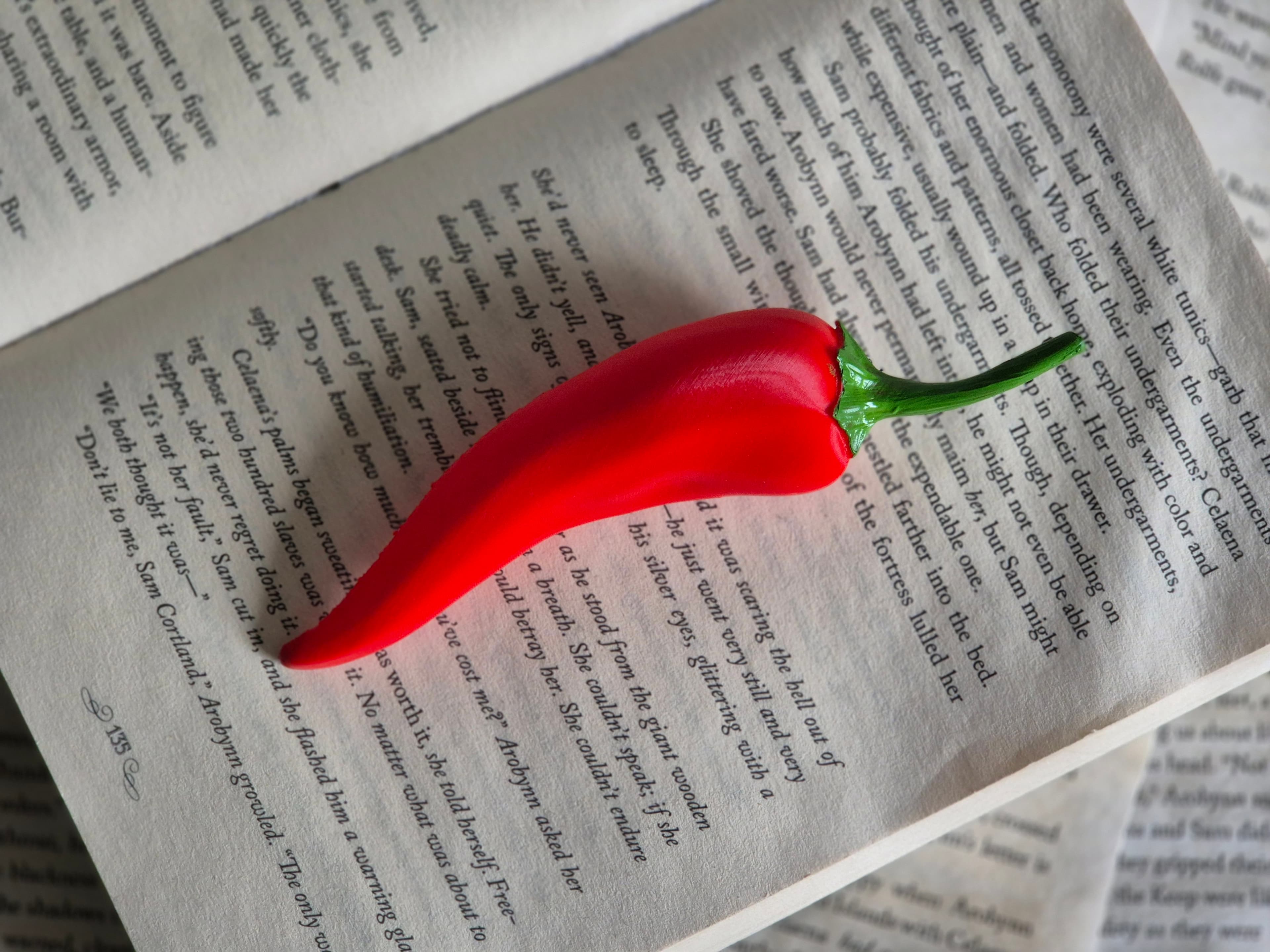 Chili Pepper Bookshelf Decor Spicy, gallery image 6