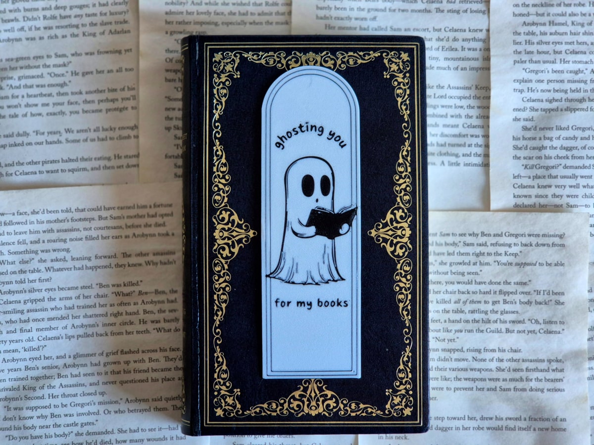 Cute Ghost Bookmark