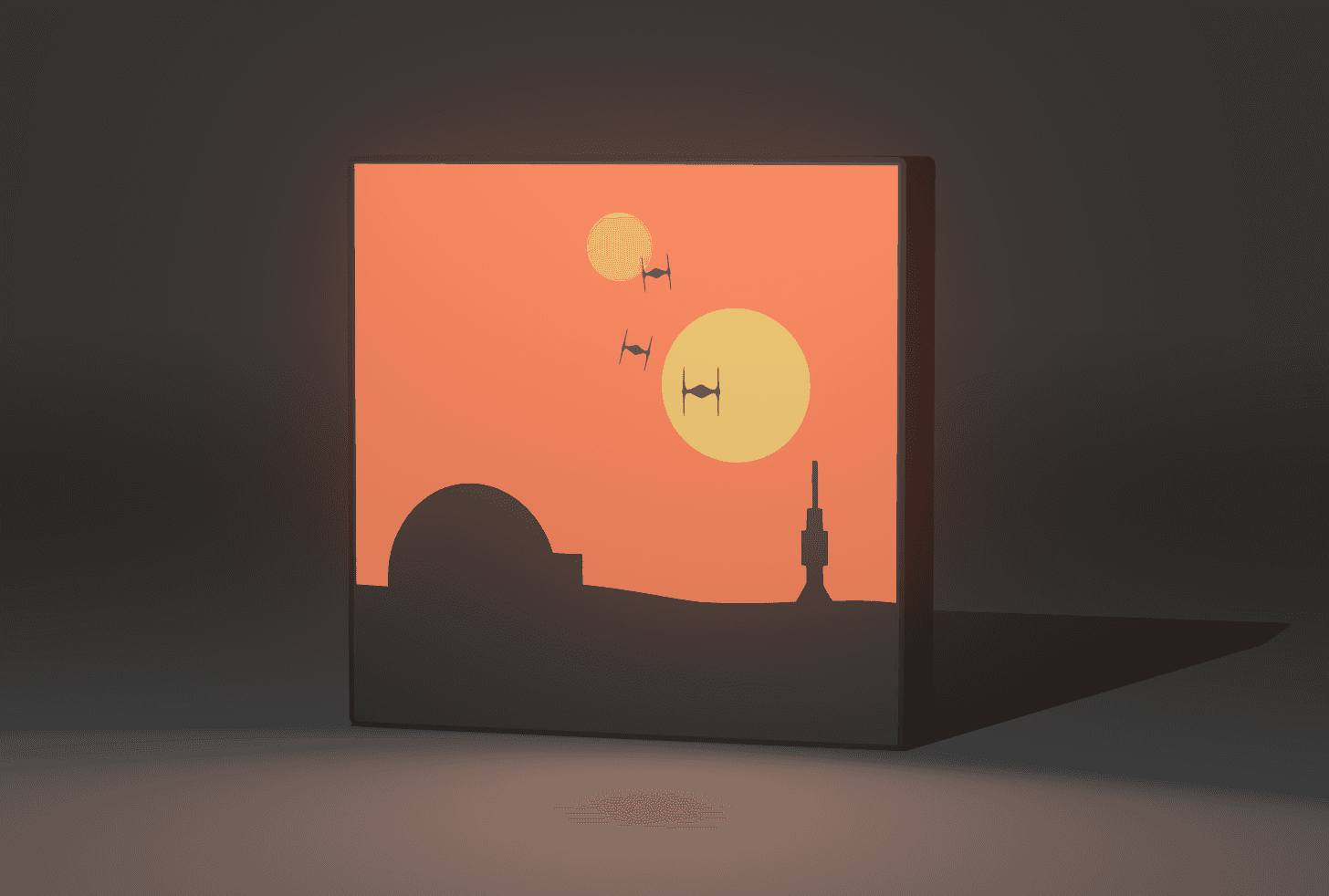 Desert Planet Lightbox Lamp, gallery image 2