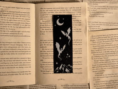 Dragon Bookmark, for romantasy + dragon-rider readers