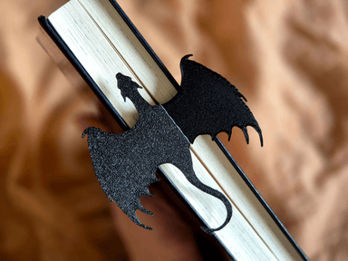 Dragon Bookmark Bookshelf Decor, a dual-purpose dragon for the romantasy shelf