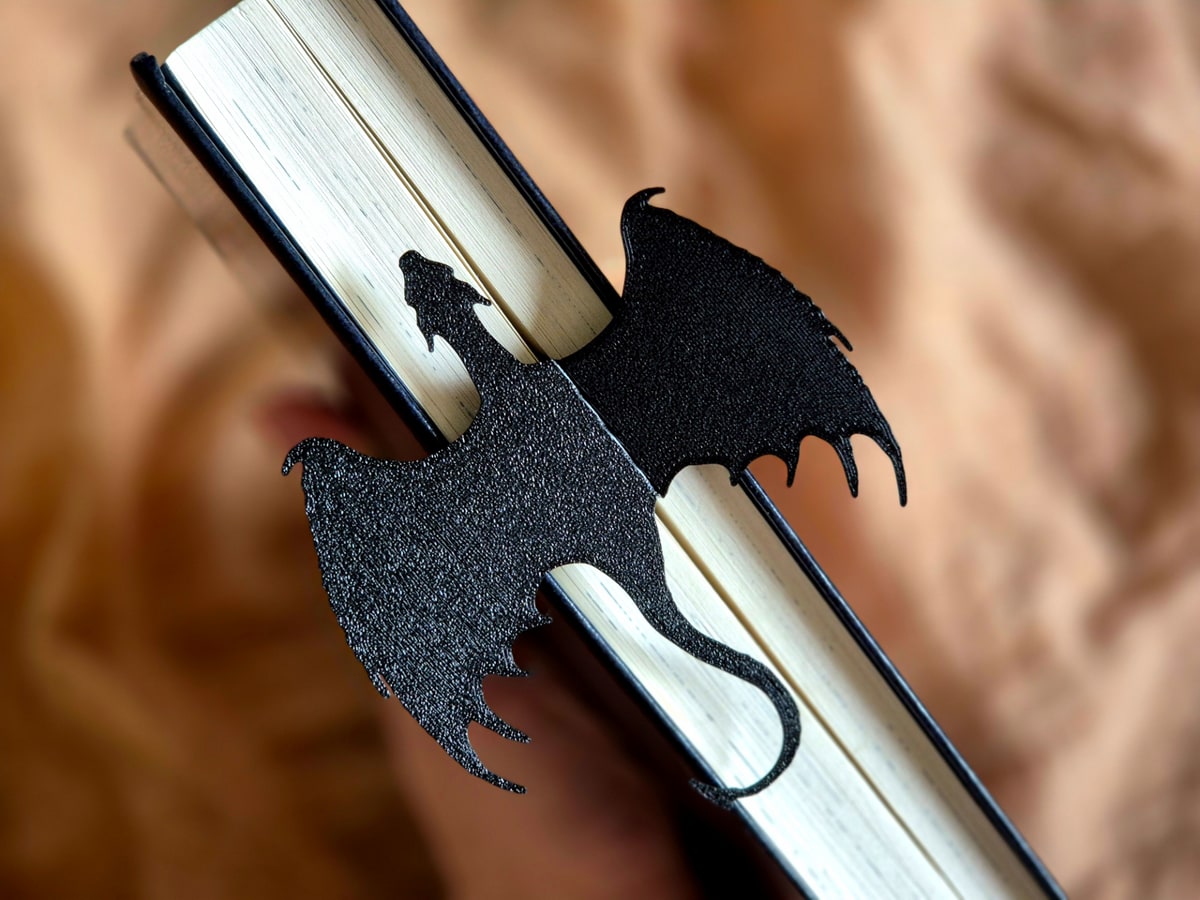 Dragon Bookmark Bookshelf Decor