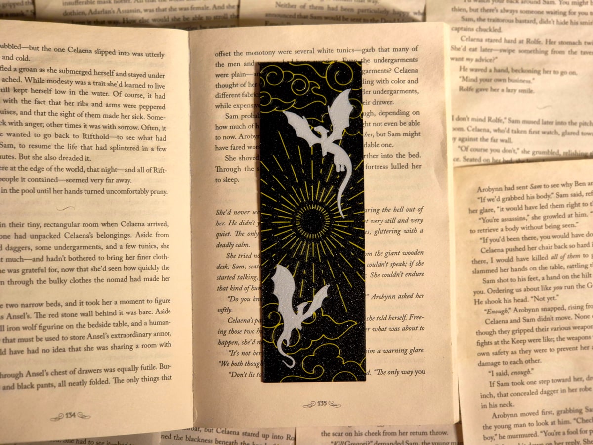 Dragon Bookmark Fourth Wing