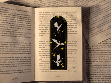 Fourth Wing Dragon Bookmark, for Empyrean readers + romantasy dragon-rider fans