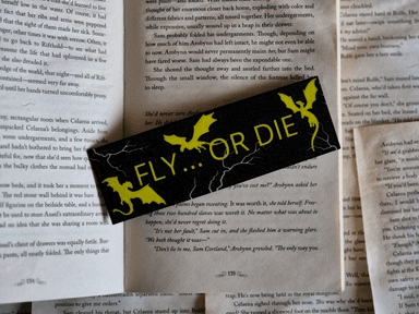 Fourth Wing Dragon Bookmark, for Empyrean readers + Basgiath dragon-rider fans