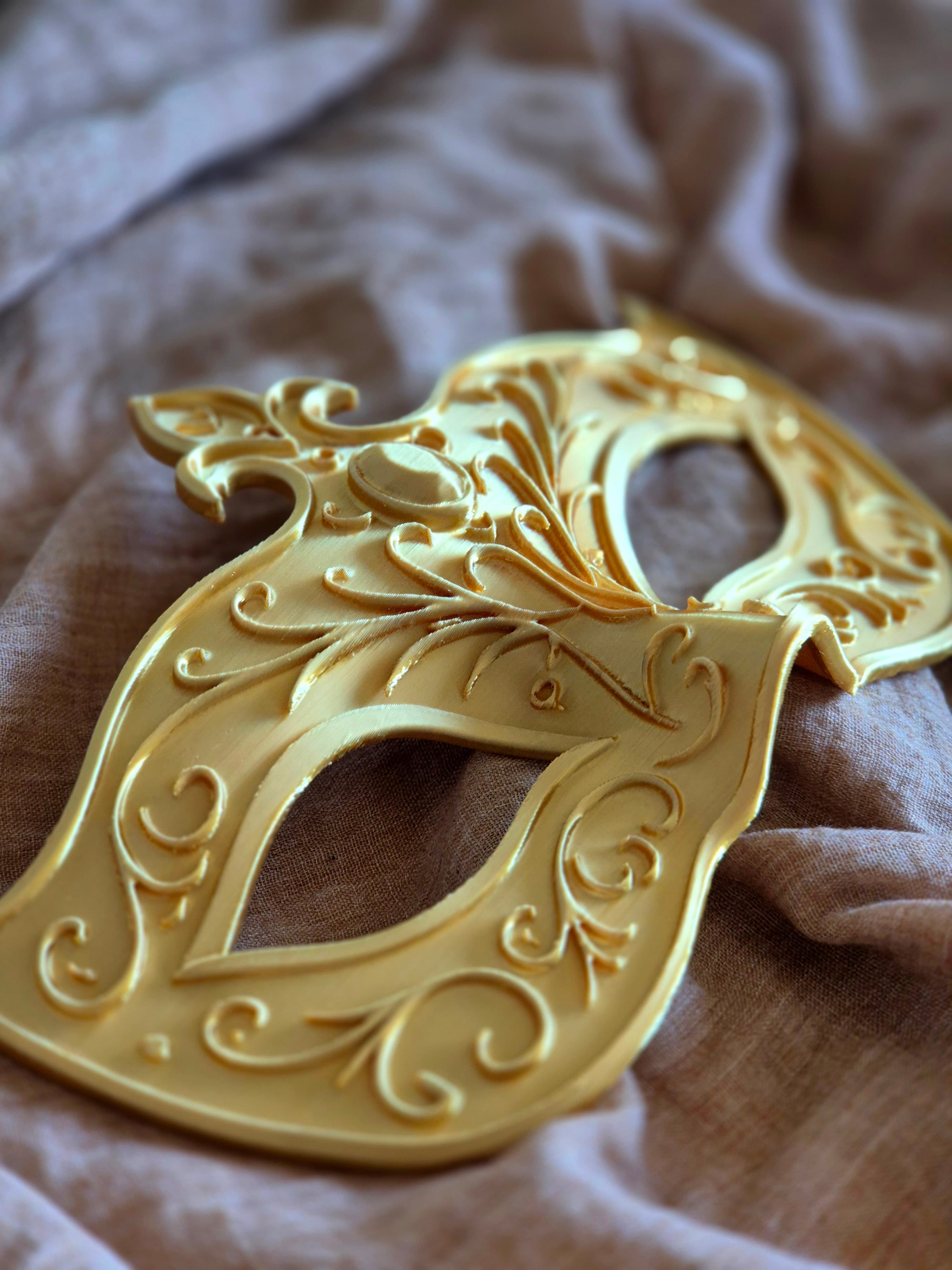 Masquerade Mask Bookshelf Decor image 2