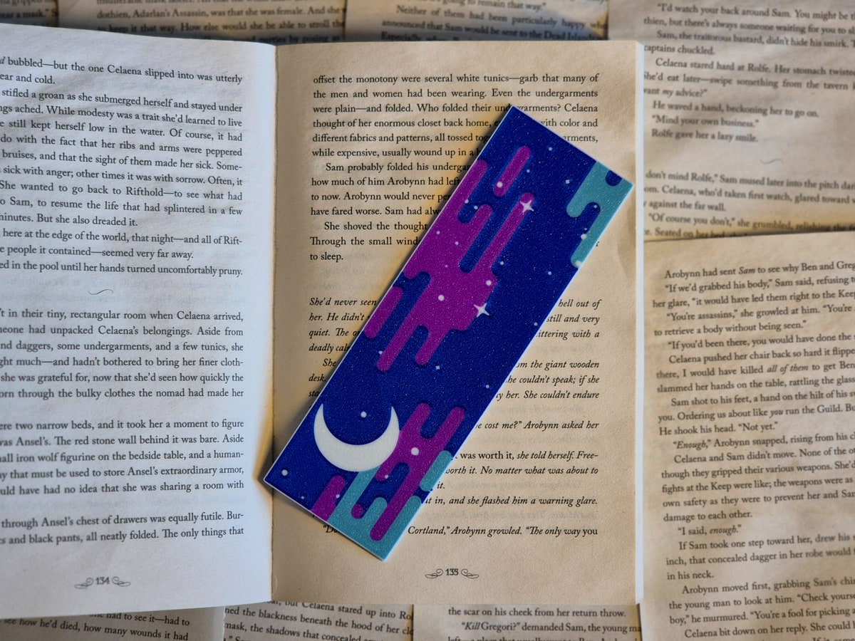 Night Sky Bookmark AMS