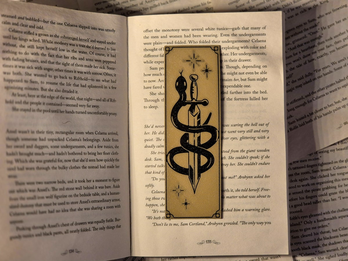 Snake Bookmark