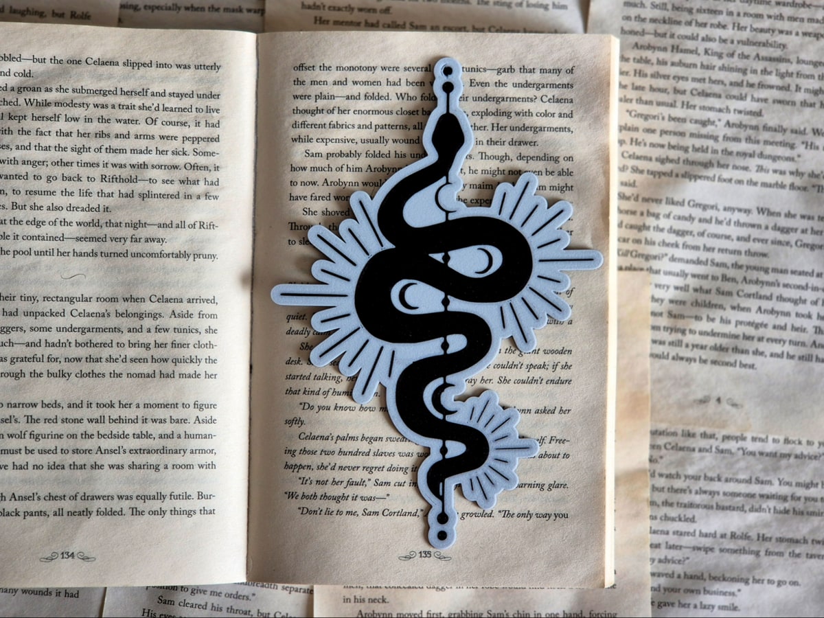 Snake Bookmark Fantasy