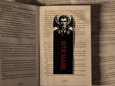Vampire Bookmark, for ACOTAR + dark-romance nights