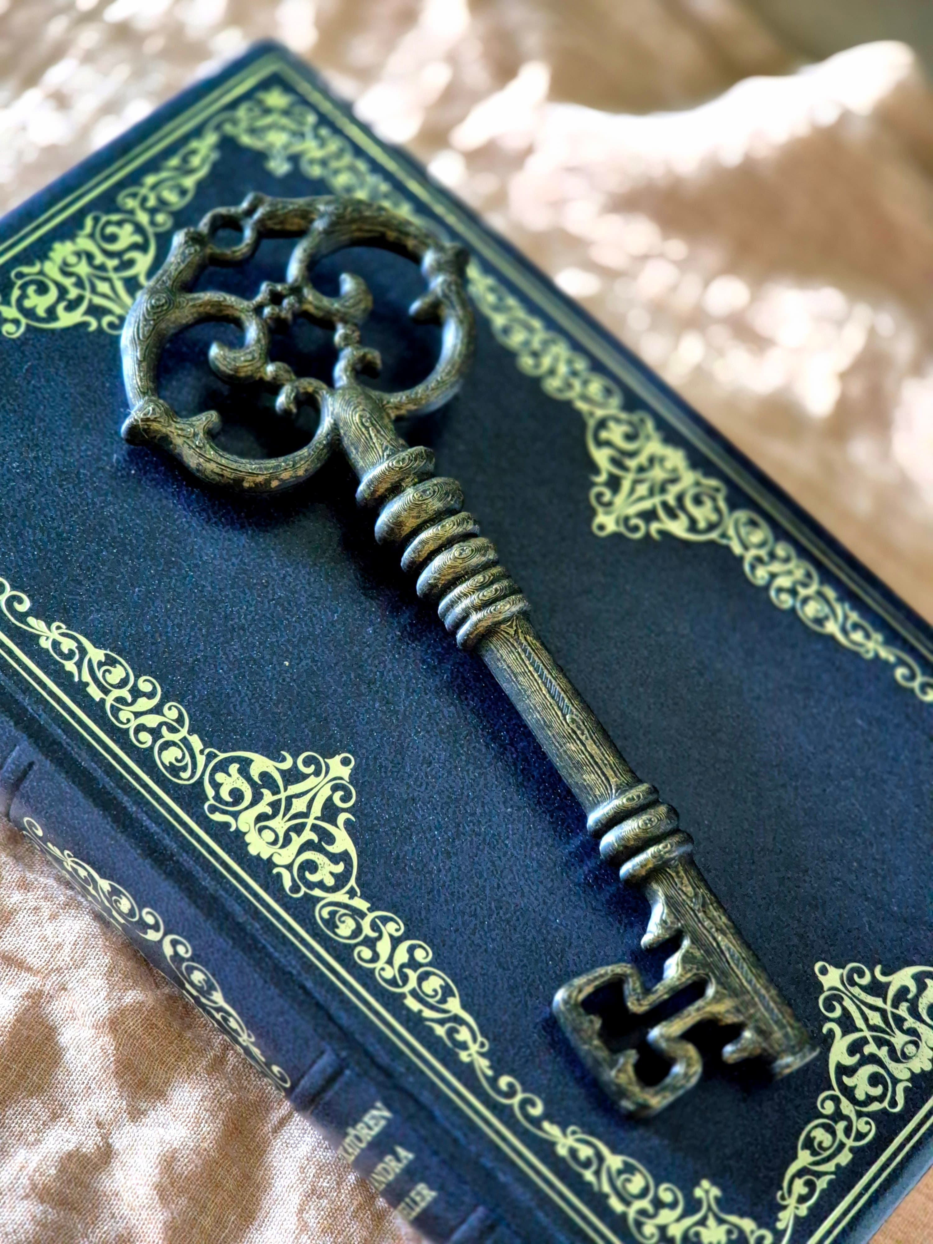 Ancient Key Bookshelf Decor, gallery image 7