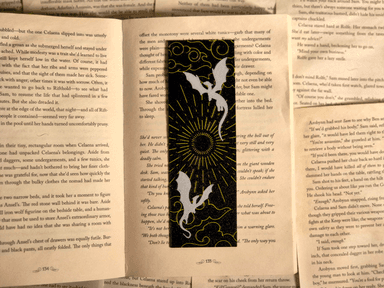 Dragon Bookmark Fourth Wing, for the romantasy reader at the dragon-rider chapter