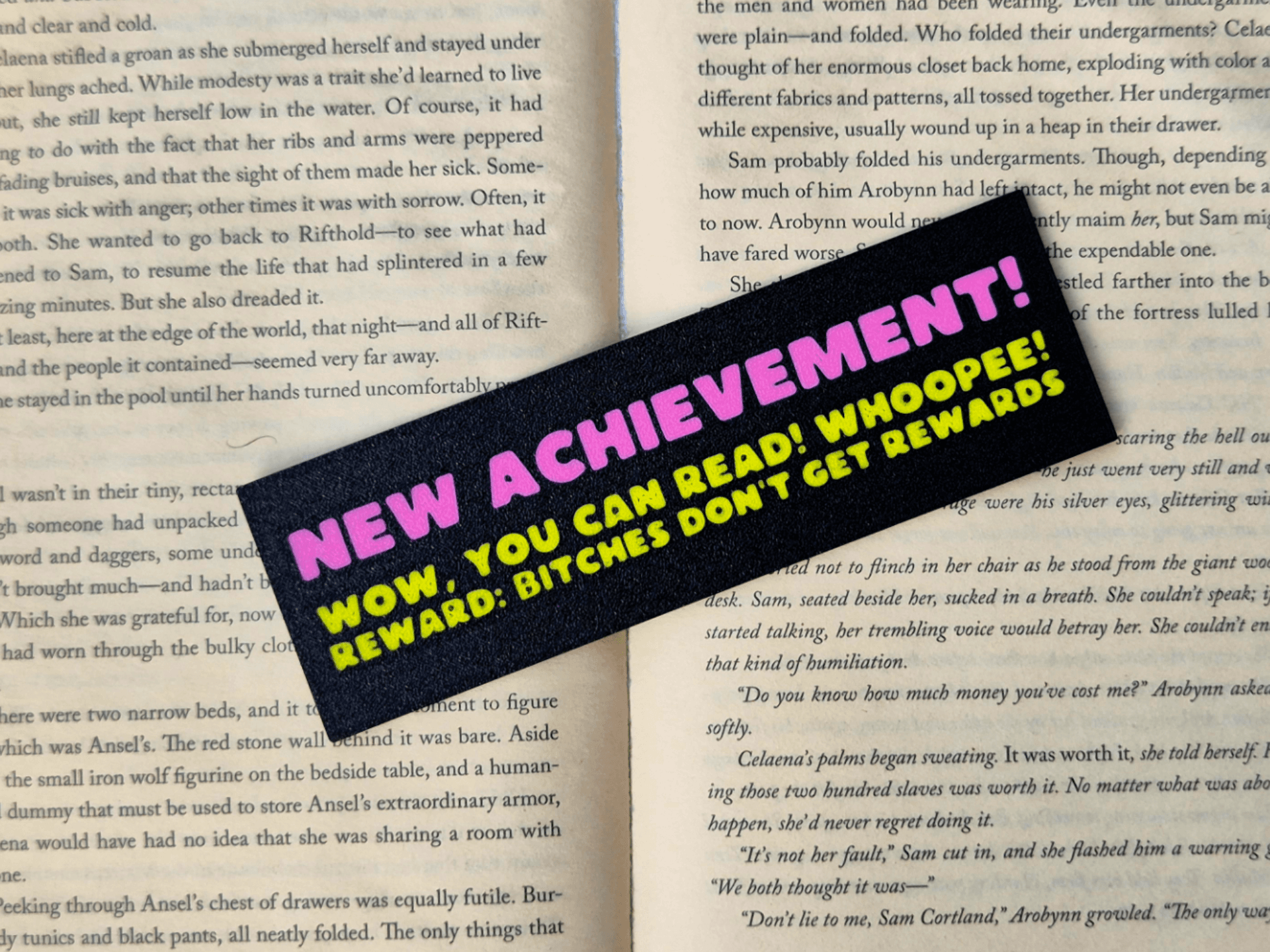 Dungeon Crawler Carl Bookmark — 3D printed model photographed in studio