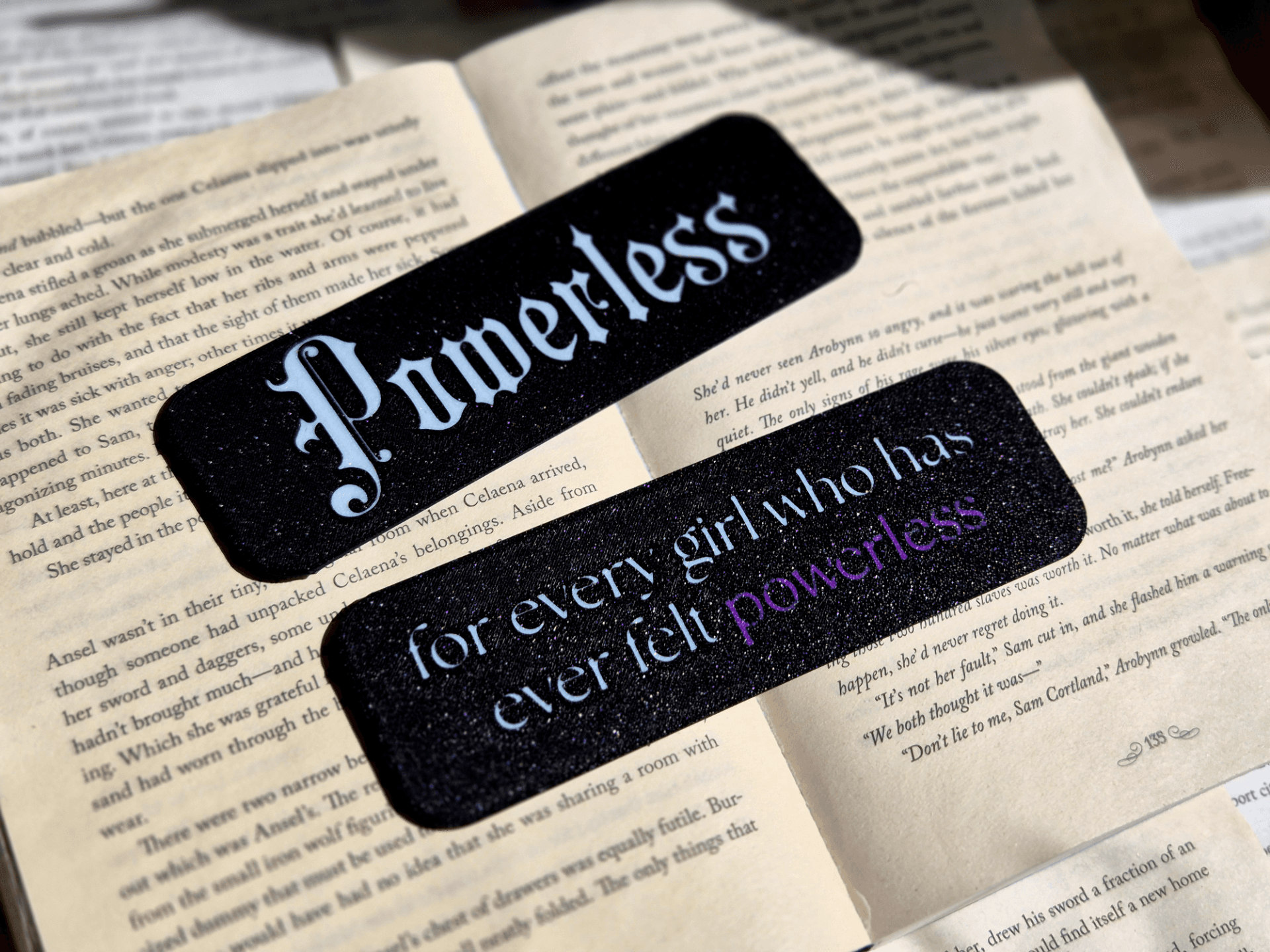 Powerless Bookmark Fantasy