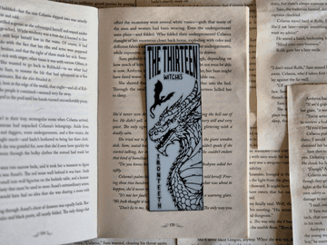 Throne of Glass Bookmark Dragon, for Manon Blackbeak + Ironteeth witch fans